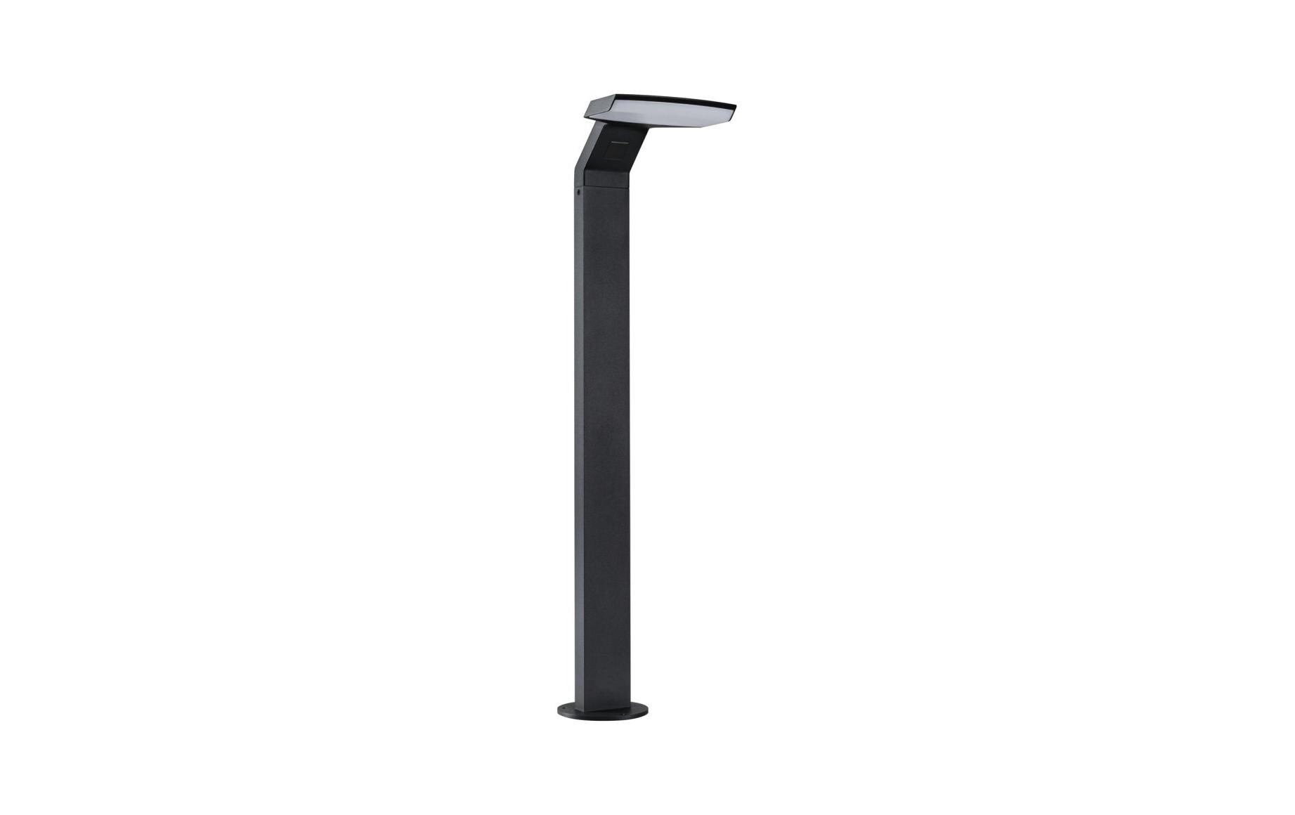 Sockelleuchte LED Zenera, 10W, 2200K, Anthrazit<br>LED Pollerleuchte