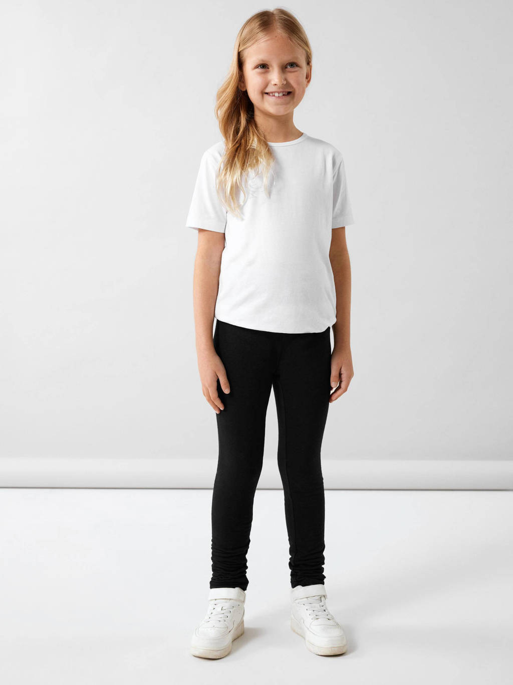 NAME IT legging NKFDAVINA met katoen zwart