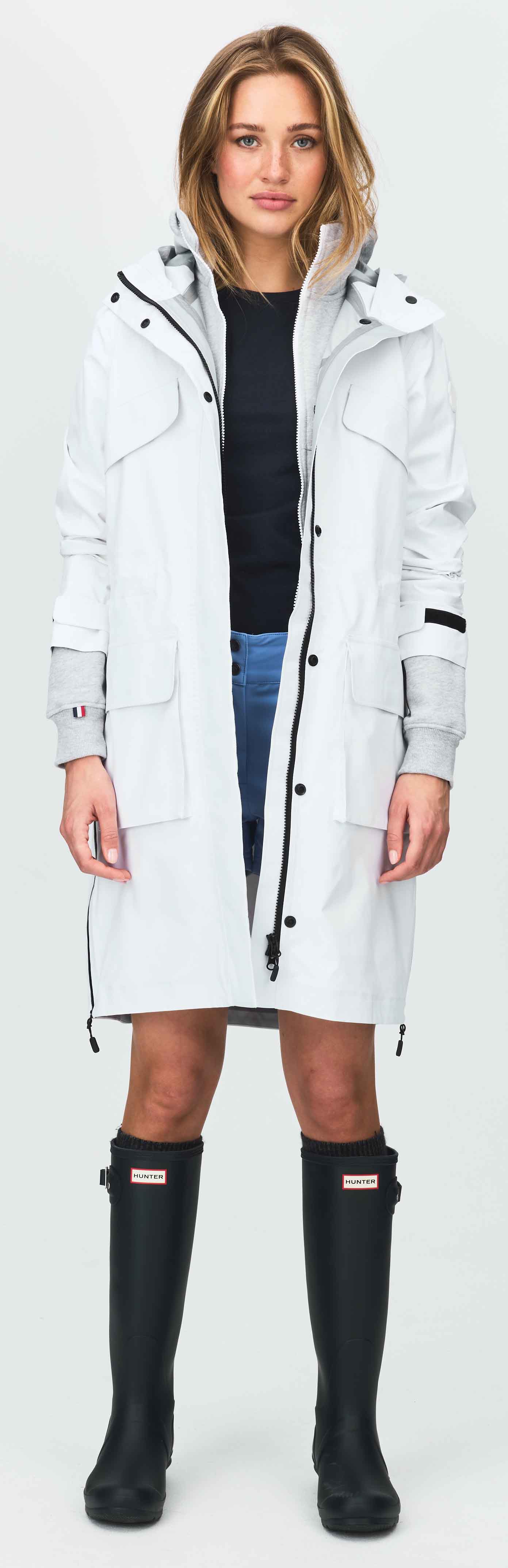 Marthe Rain Coat Dame 011/White