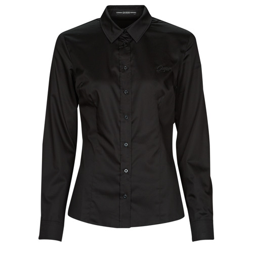 Guess - LS CATE SHIRT - Noir