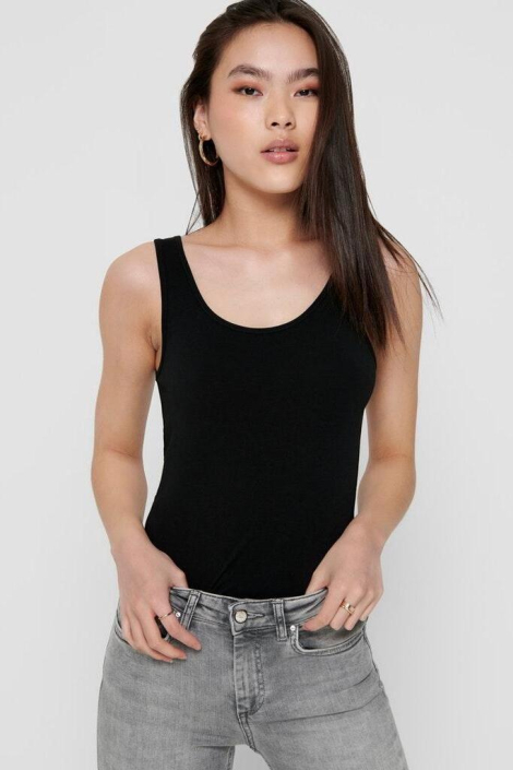 Only zwarte dames top