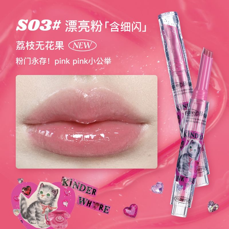 FLORTTE - Special Edition Hartvormige Lippenstift - 3 Kleuren (1-3)