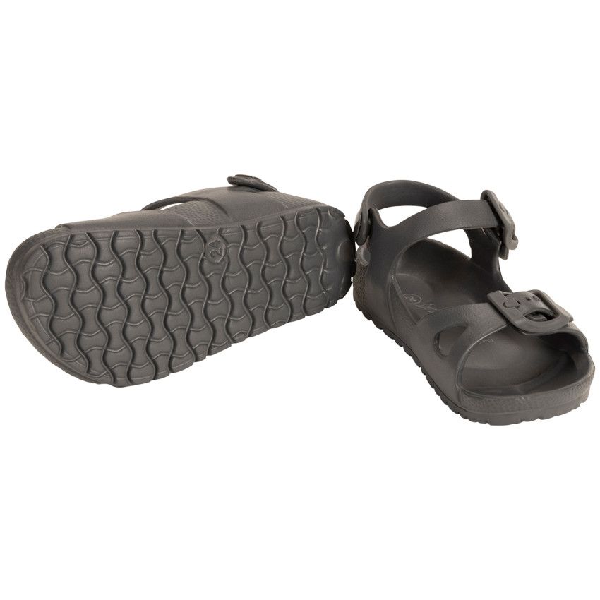 Sandales de plage à double boucle pour garçon - Gris foncé
