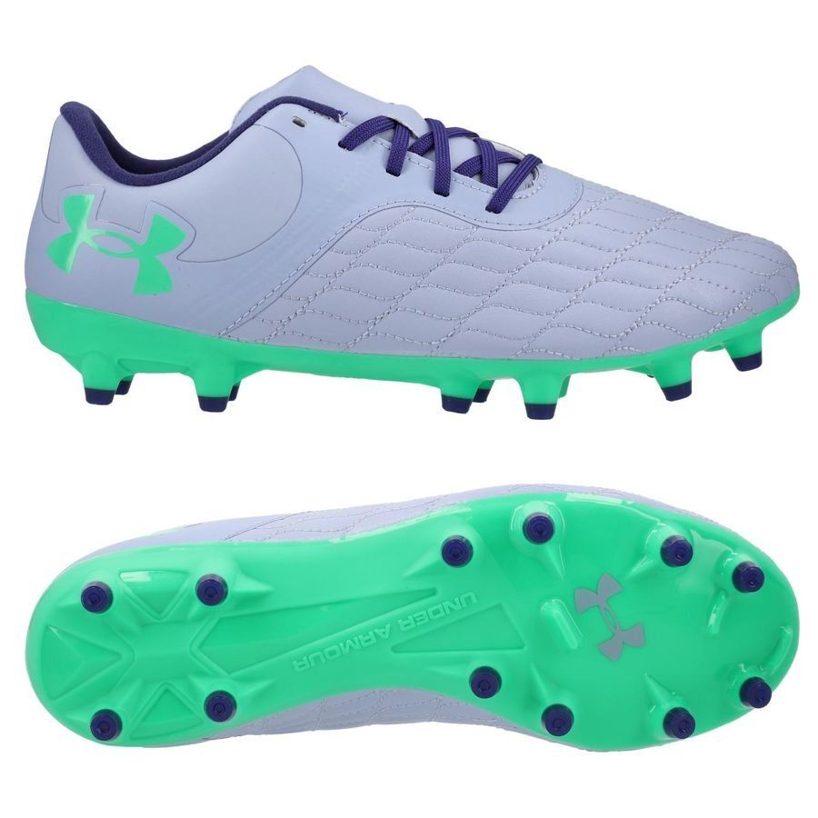 Under Armour Magnetico Select 3.0 FG - Violet/Vert Enfant
