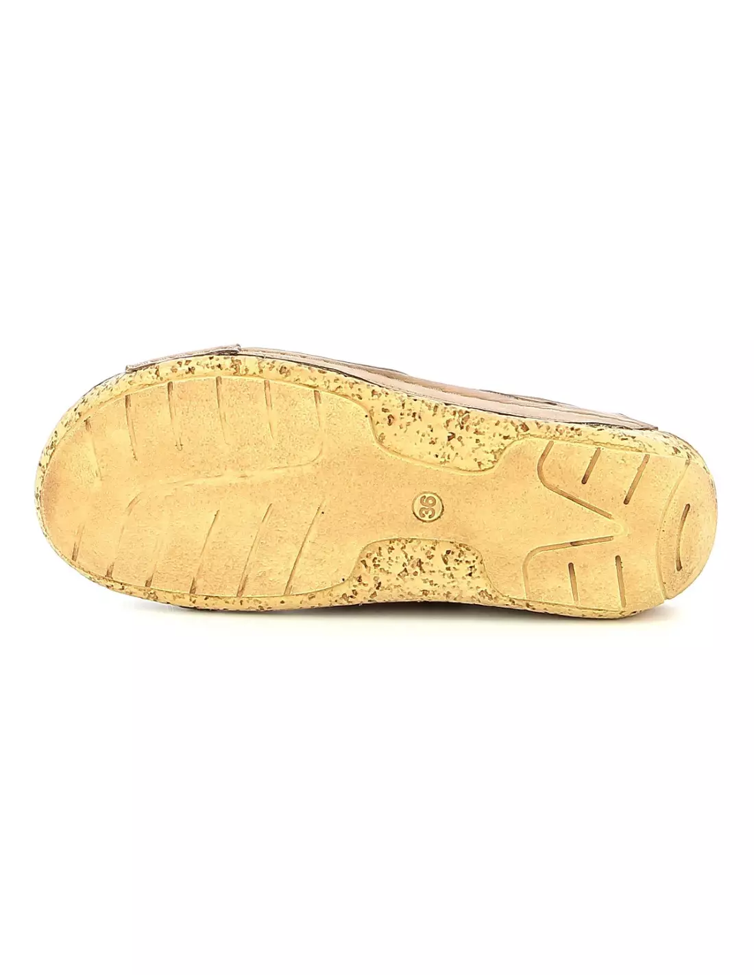 KARYOKA KA BAFLE CUIR - Sandales & nu-pieds Marron