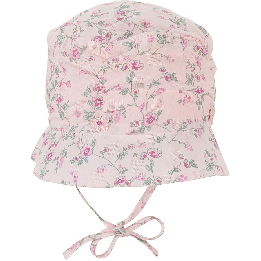 Sterntaler Kinderhut Blumen rosa