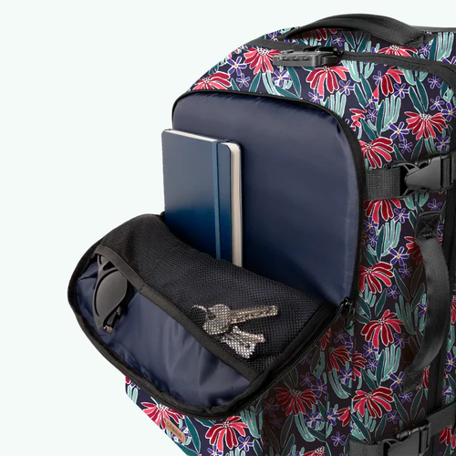 Valise souple 2 roues small Edea bleu