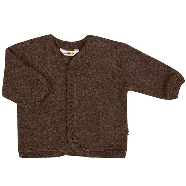 Uld Dark Bark Cardigan - Joha → Luksusbaby.dk
