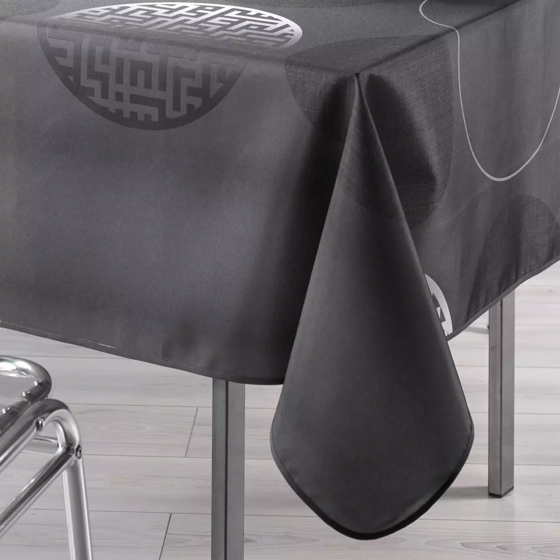 Nappe rectangulaire (150 x 240 cm) Kosmo Anthracite