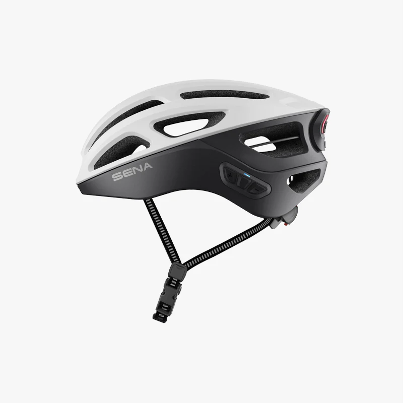 Sena R1 EVO Slimme fietshelm - White