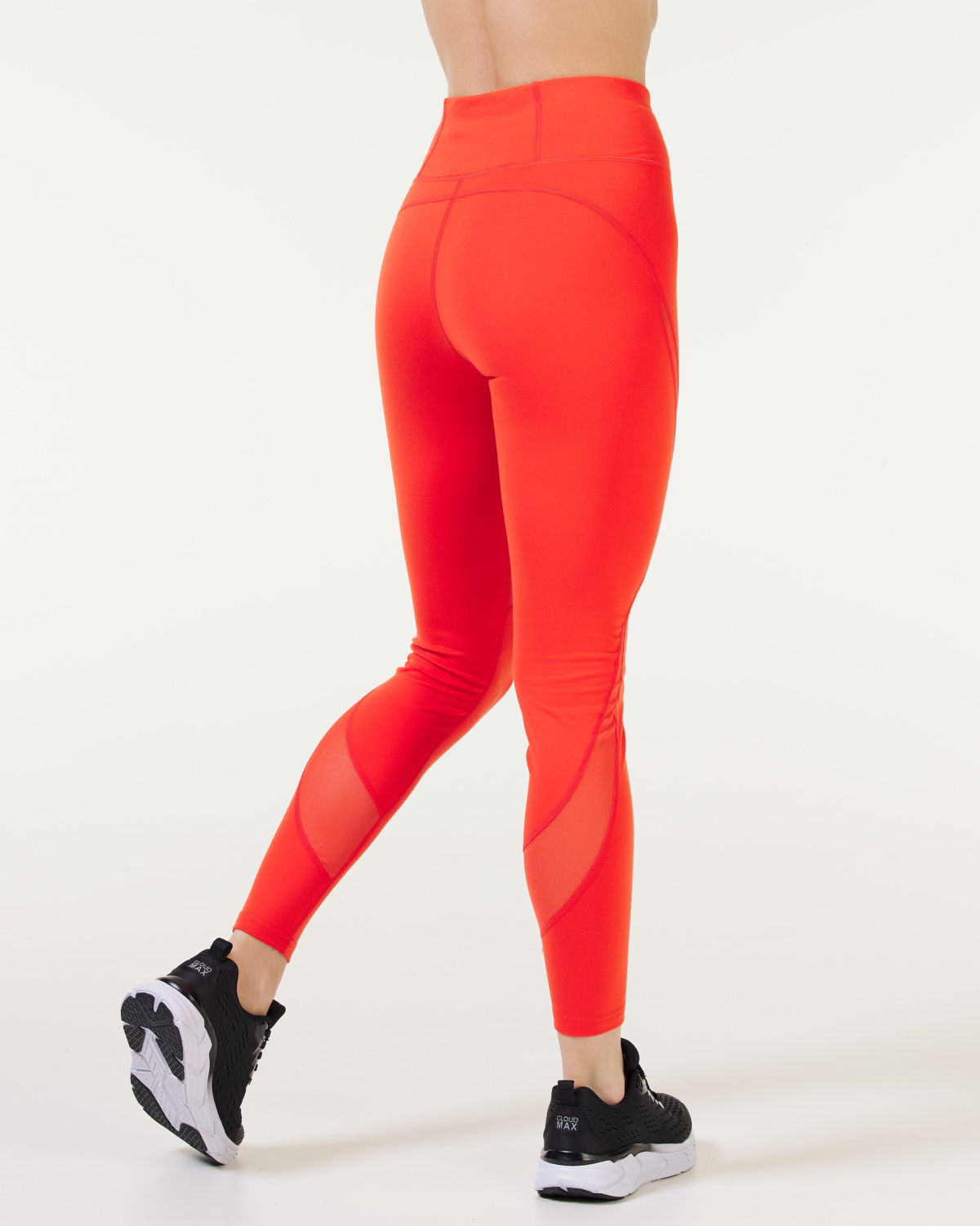 LEVITY Sphere Logo Tights Red Fiesta