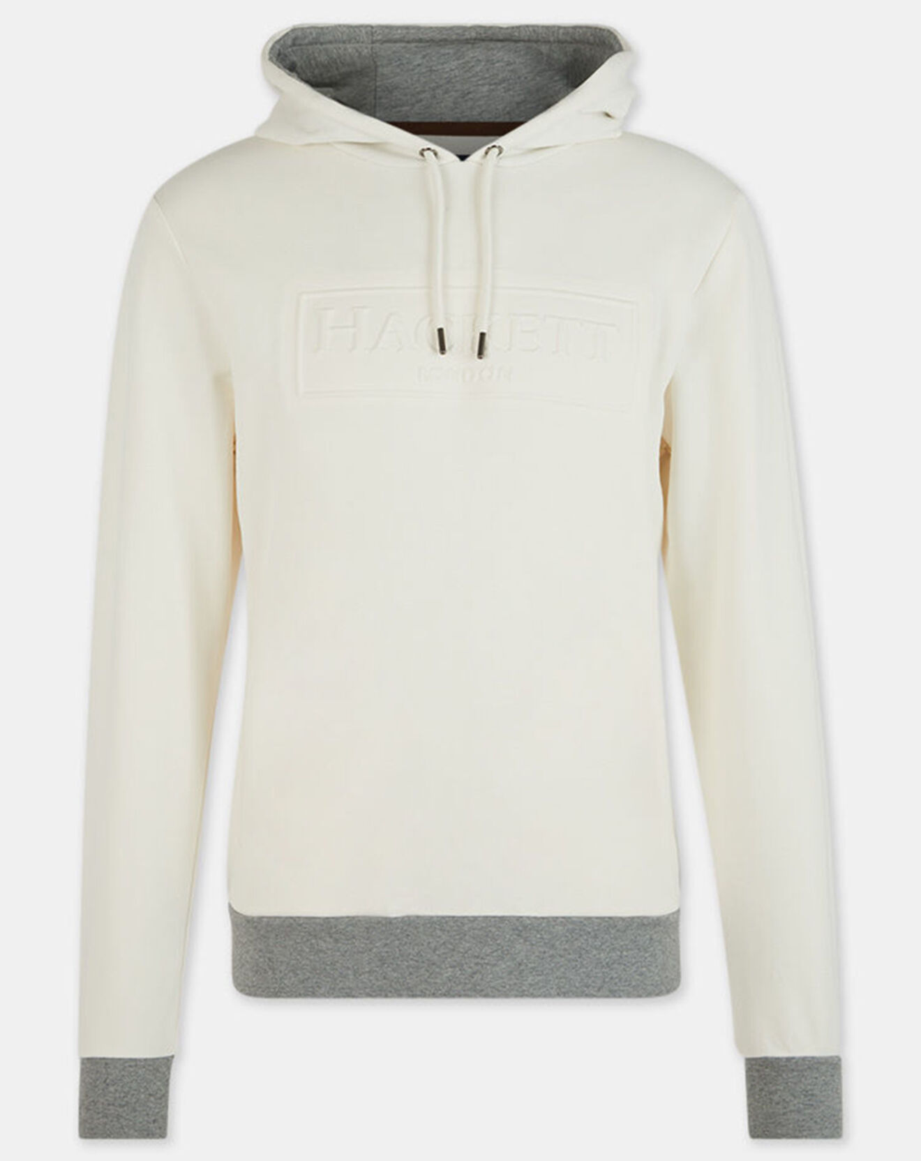 Hackett London Sweat à capuche blanc