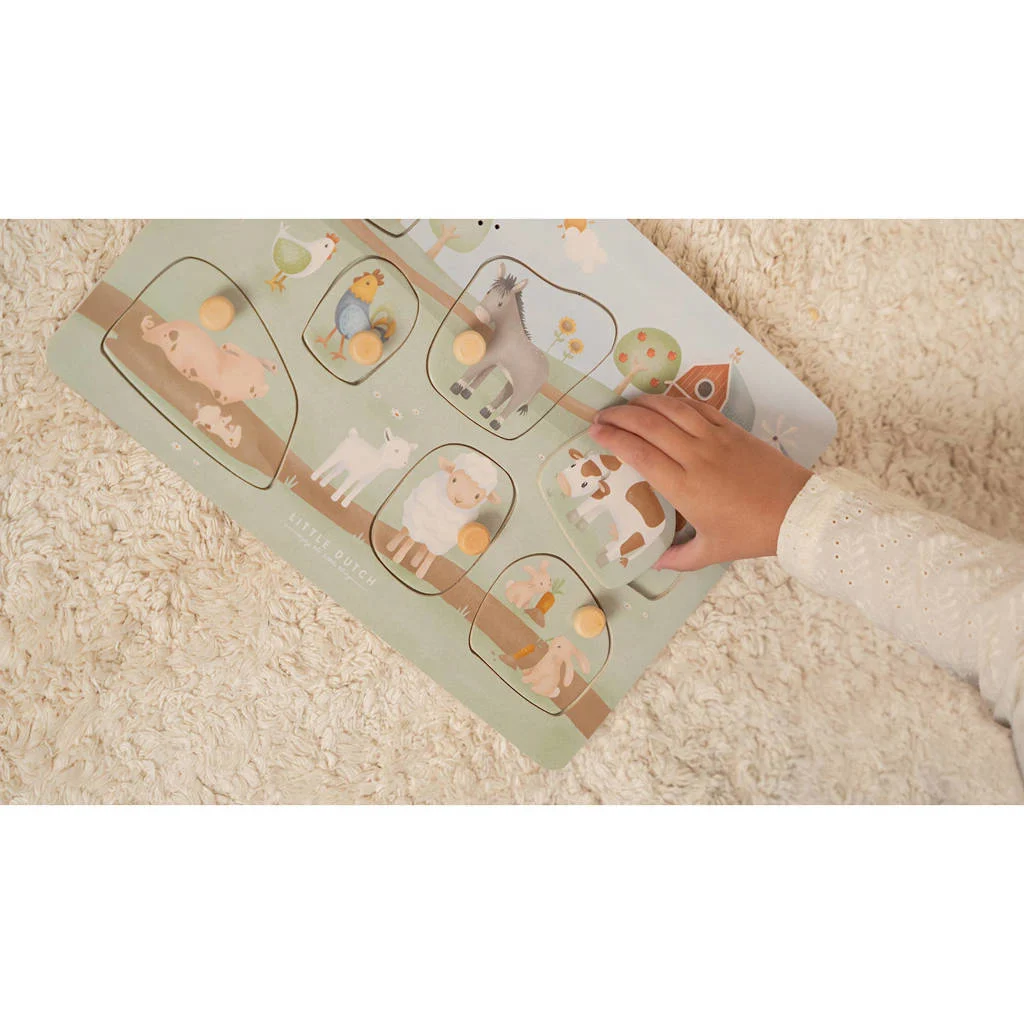 Echt een cadeautje!geluiden puzzel little farm