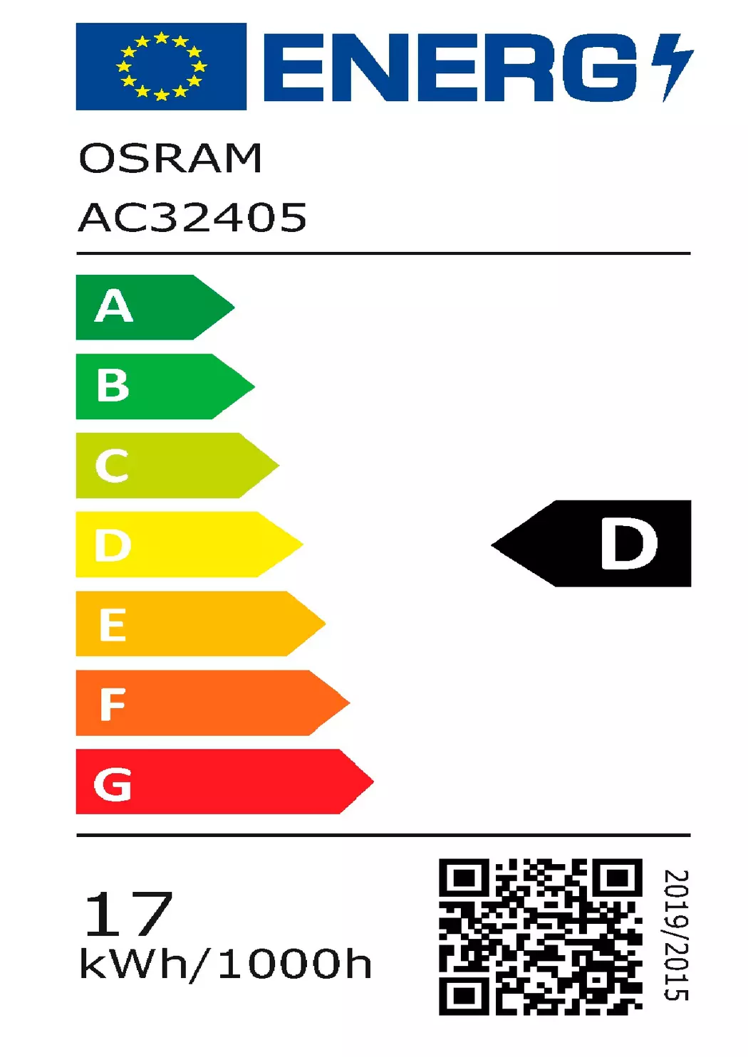LED-Birne matt E27/ 15Watt/ Energie D