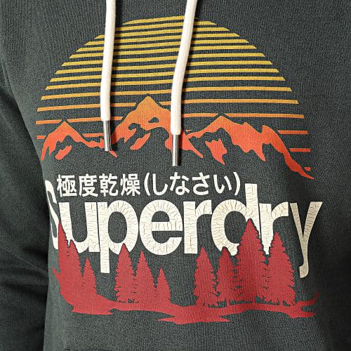 Sweat Capuche Great Outdoors Vert