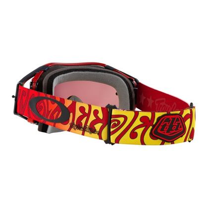 Masque cross Oakley AIRBRAKE MX TLD TRIPPY RED ECRAN IRIDIUM 2023 - Rouge