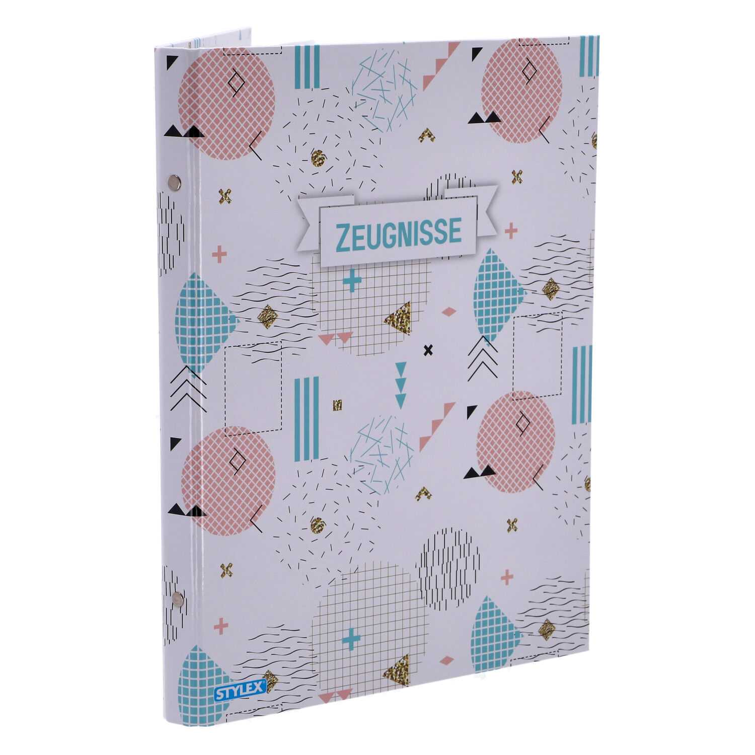 Zeugnismappe Hardcover mit 20 Hüllen für DIN A4-Dokumente