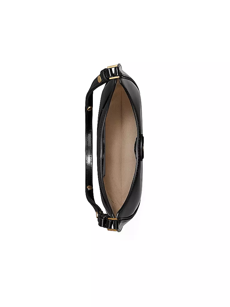 TORY BURCH Ledertasche - Henkeltasche ROBINSON SPAZZOLATO schwarz