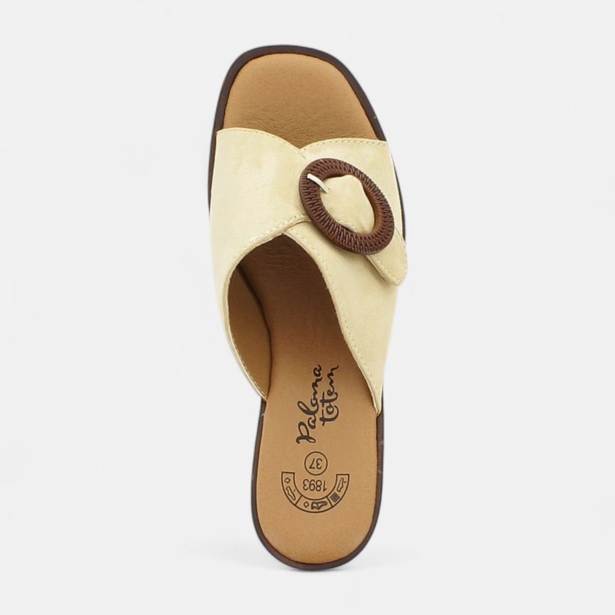 Mules à talon Femme beige