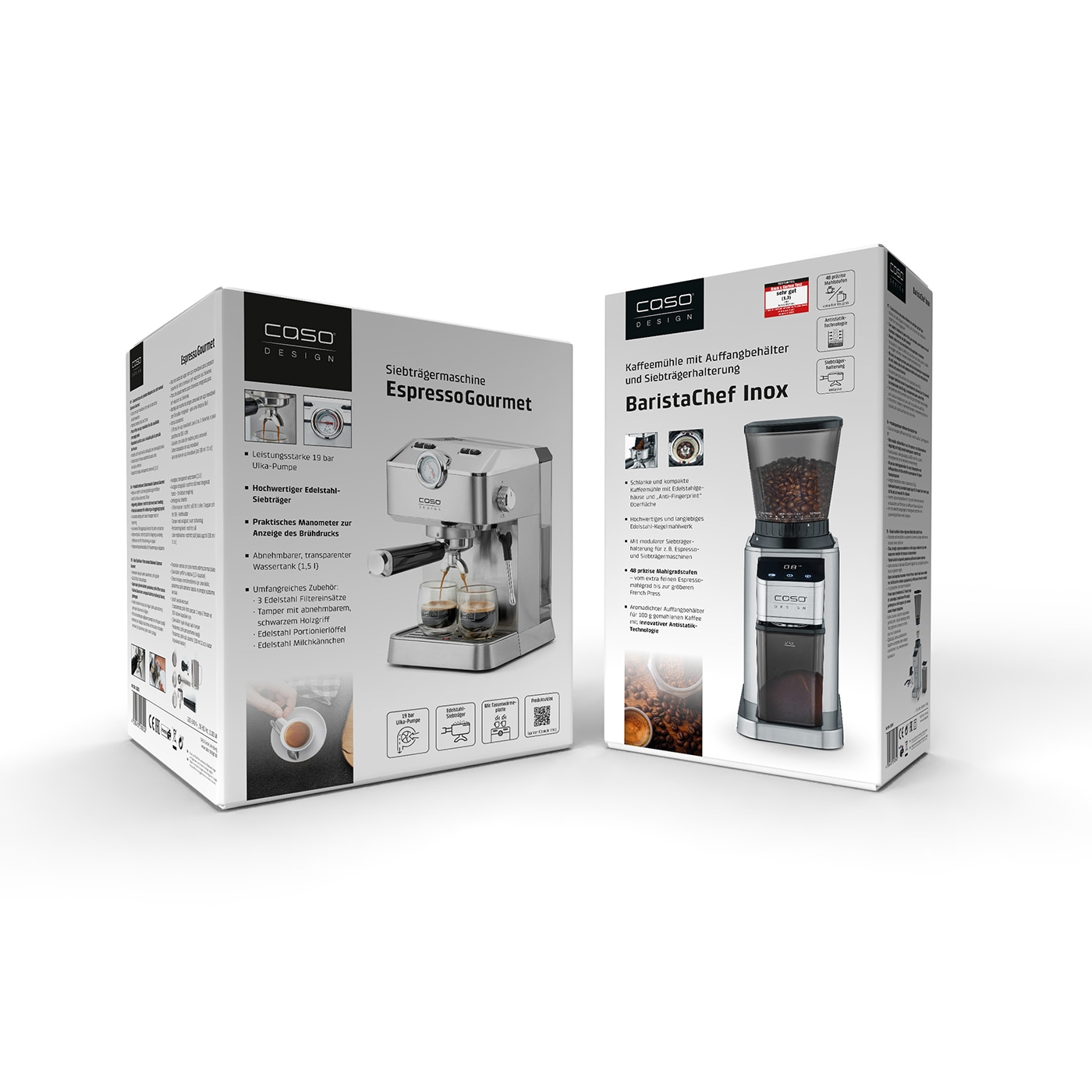 EspressoGourmet + BaristaChef Inox