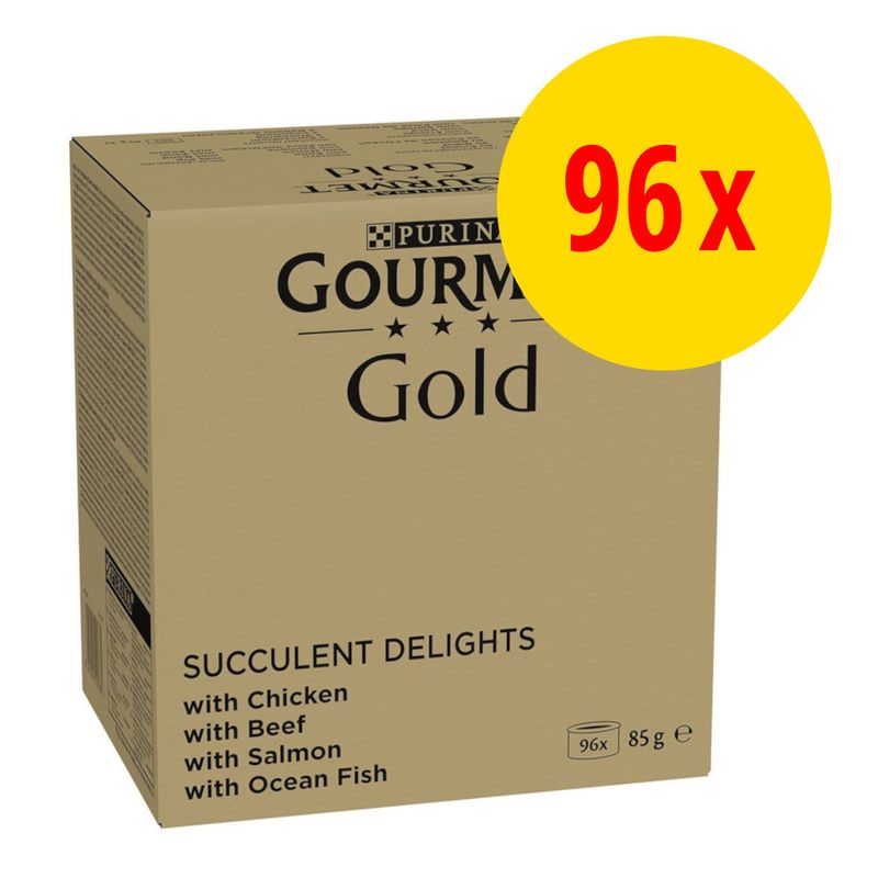 Jumbopack Gourmet Gold Les Effilochés 96 x 85 g