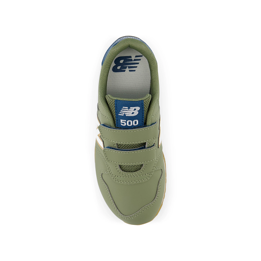New Balance 500 Sneakers, Dark Olivine/Deep Sea, 32