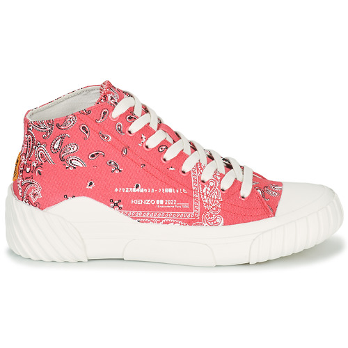 Kenzo - TIGER CREST HIGH TOP SNEAKERS Rosa