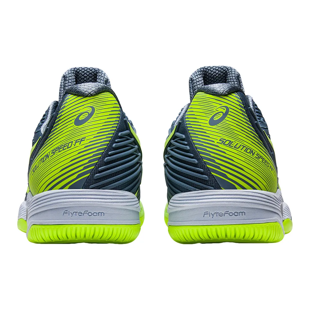 Asics SOLUTION SPEED™ FF 2 - Chaussures tennis Homme steel blue/hazard green