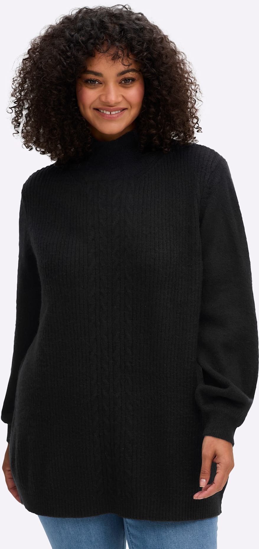 sheego by Joe Browns Stehkragenpullover »Pullover«