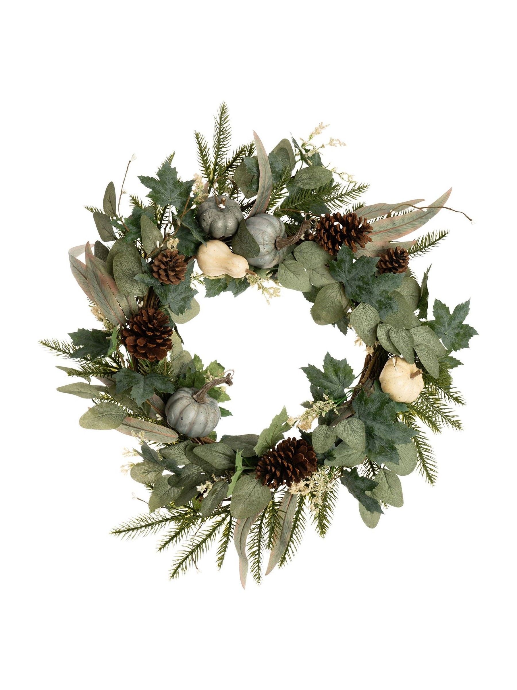 Scottish Everlastings Ltd Premium Artificial Pumpkin Wreath