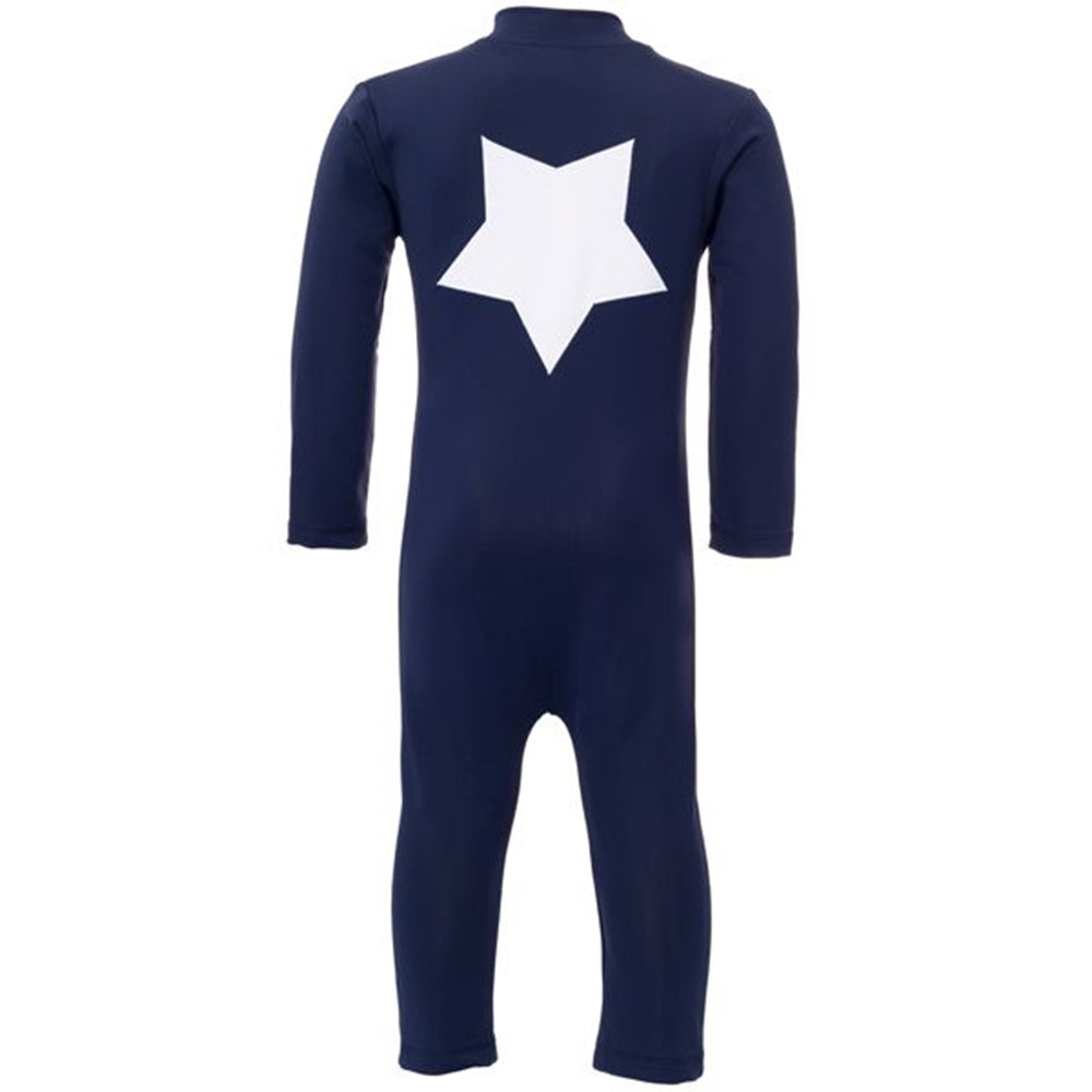 Køb Petit Crabe Blue Lou Star Heldragt m. Lynlås