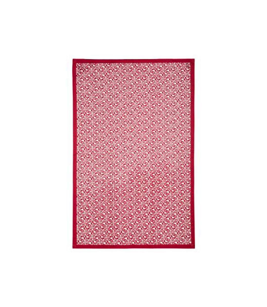 Lot de 3 Torchons Imprimé 45x70cm Rouge