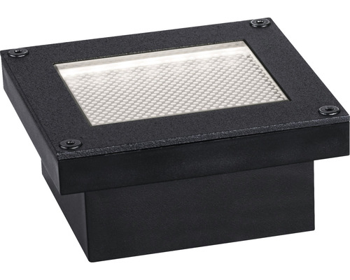 Paulmann Solar LED-inbouwlamp, kunststof, IP67, 0,12 lm, 3000 K warm wit, 80x80 mm, zwart