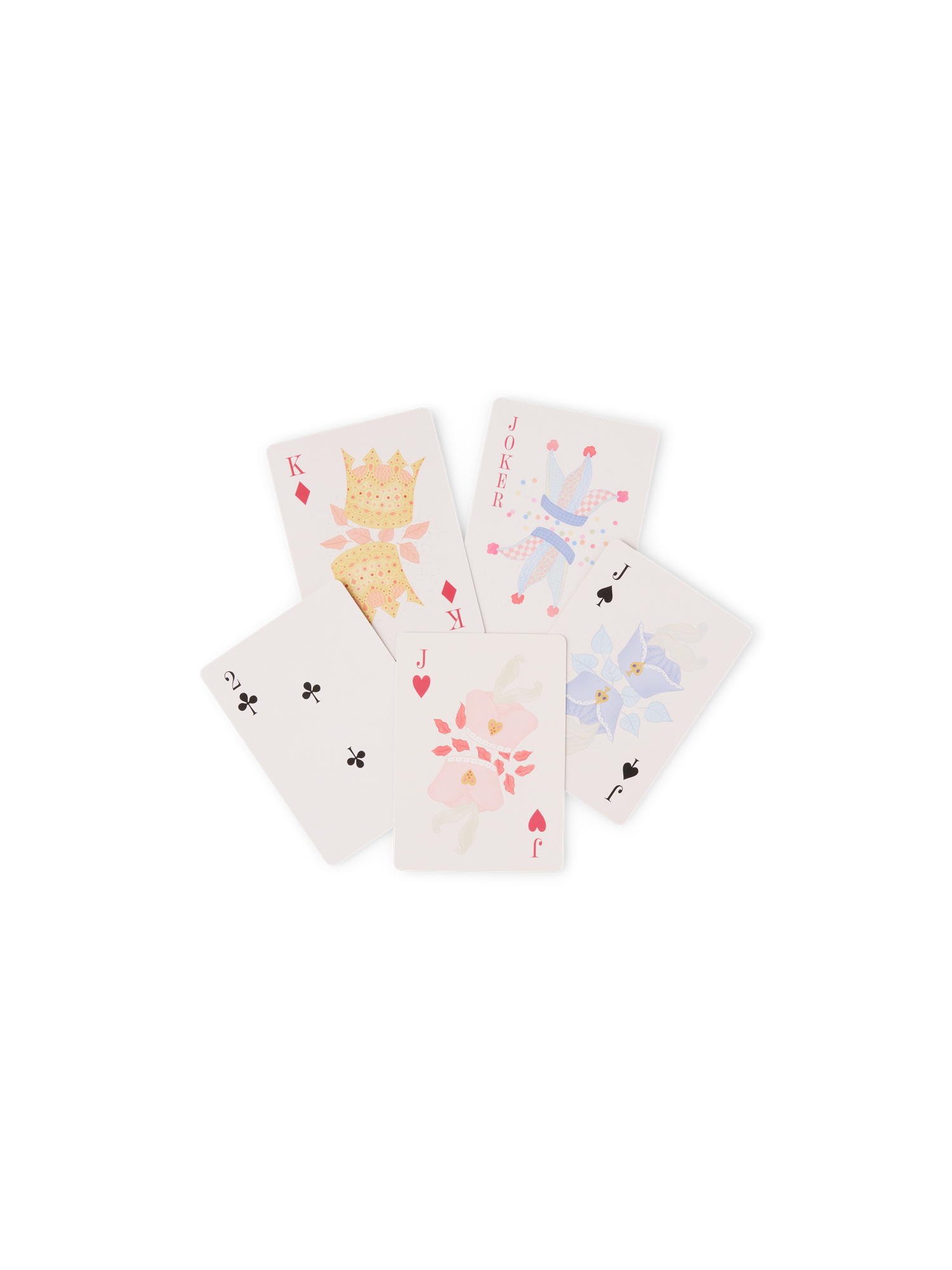 Spillekort | Papir. 6,5 x 9 cm. | Ice Blue