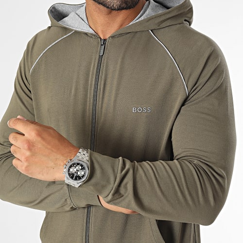 Sweat Capuche Zippé Mix And Match 50469581 Vert Kaki