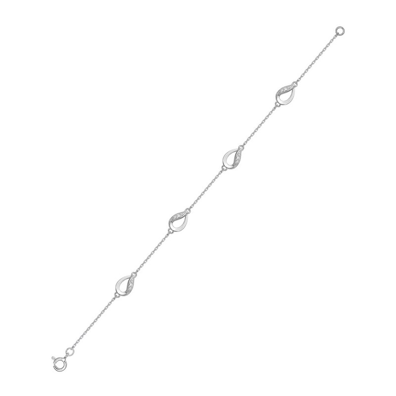 Bracelet Femme - Argent 925 - Longueur : 18 cm