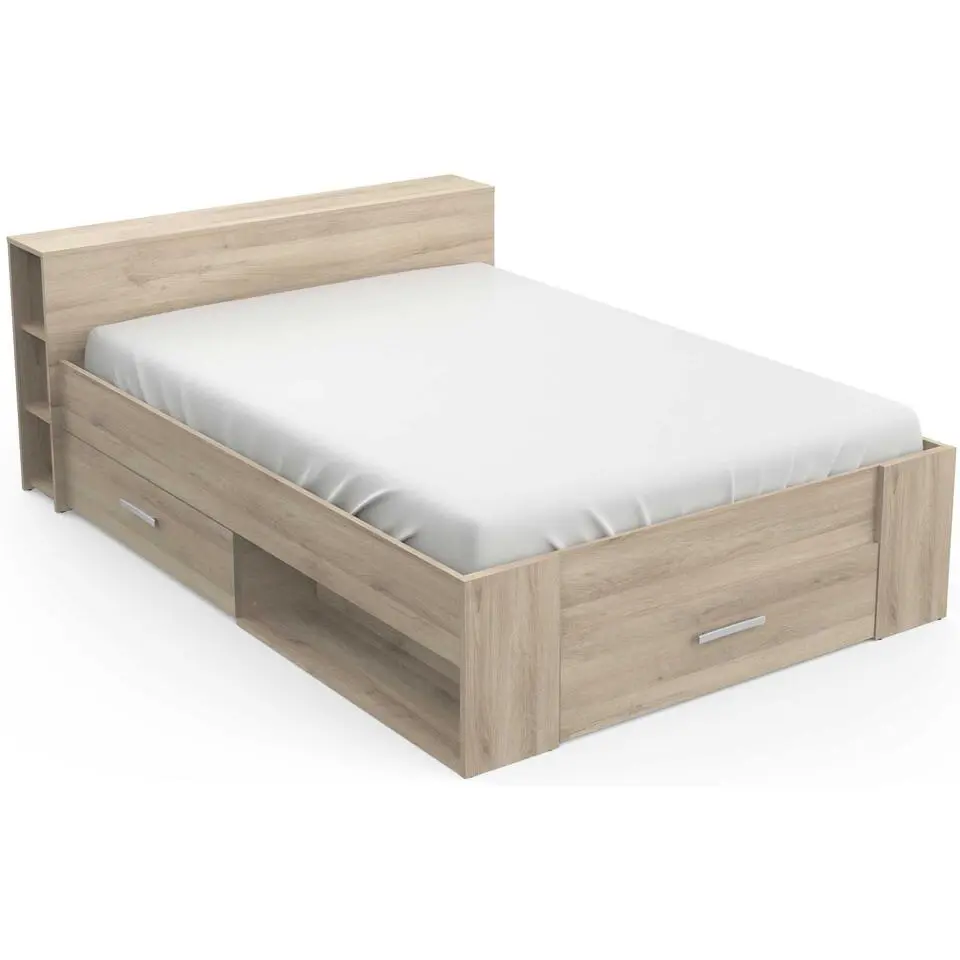 Bed Polly 140 x 200 cm-Kronberg eik