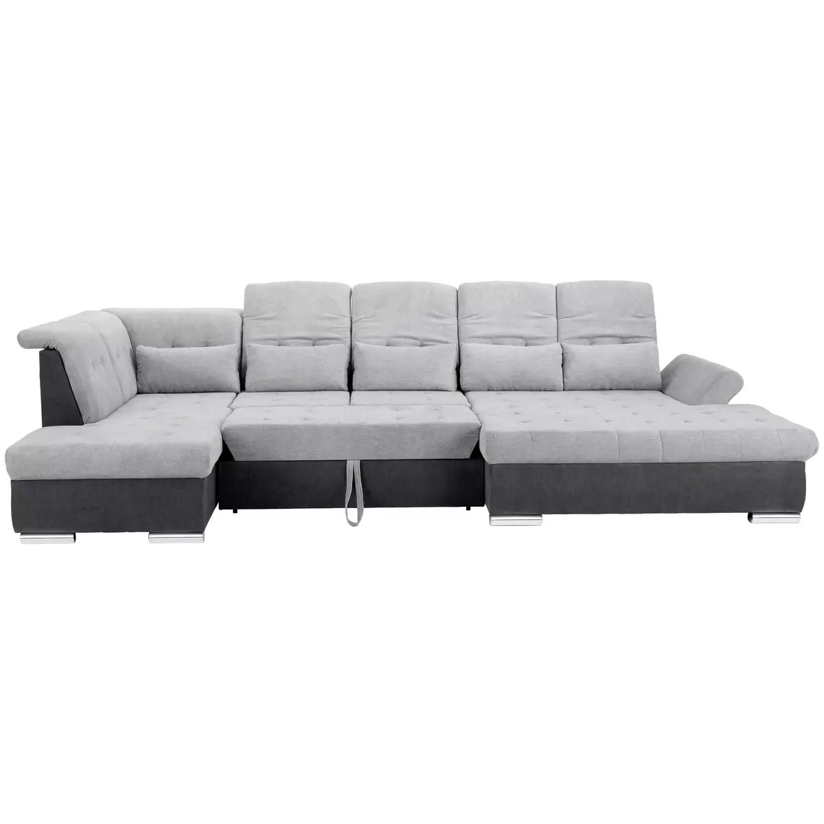 Wohnlandschaft Madera 129 x 285 anthrazit,grau