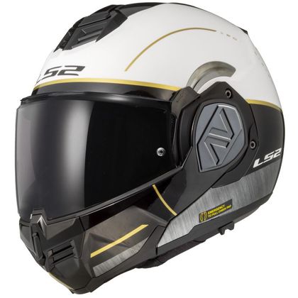 Casque LS2 FF906 ADVANT - IRON - Blanc / Noir