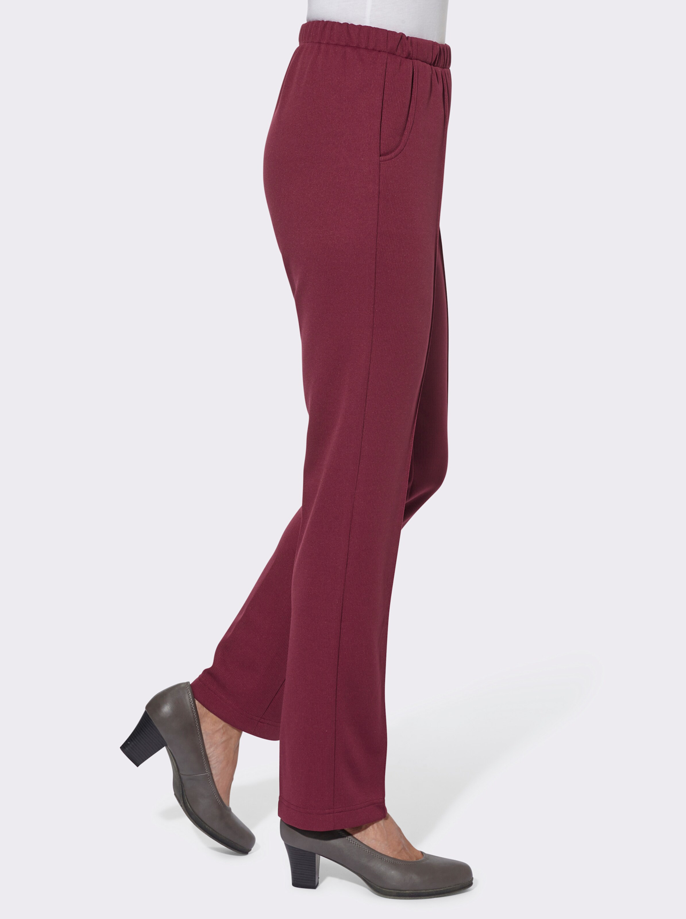 Jerseyhose in Ripp-Qualität