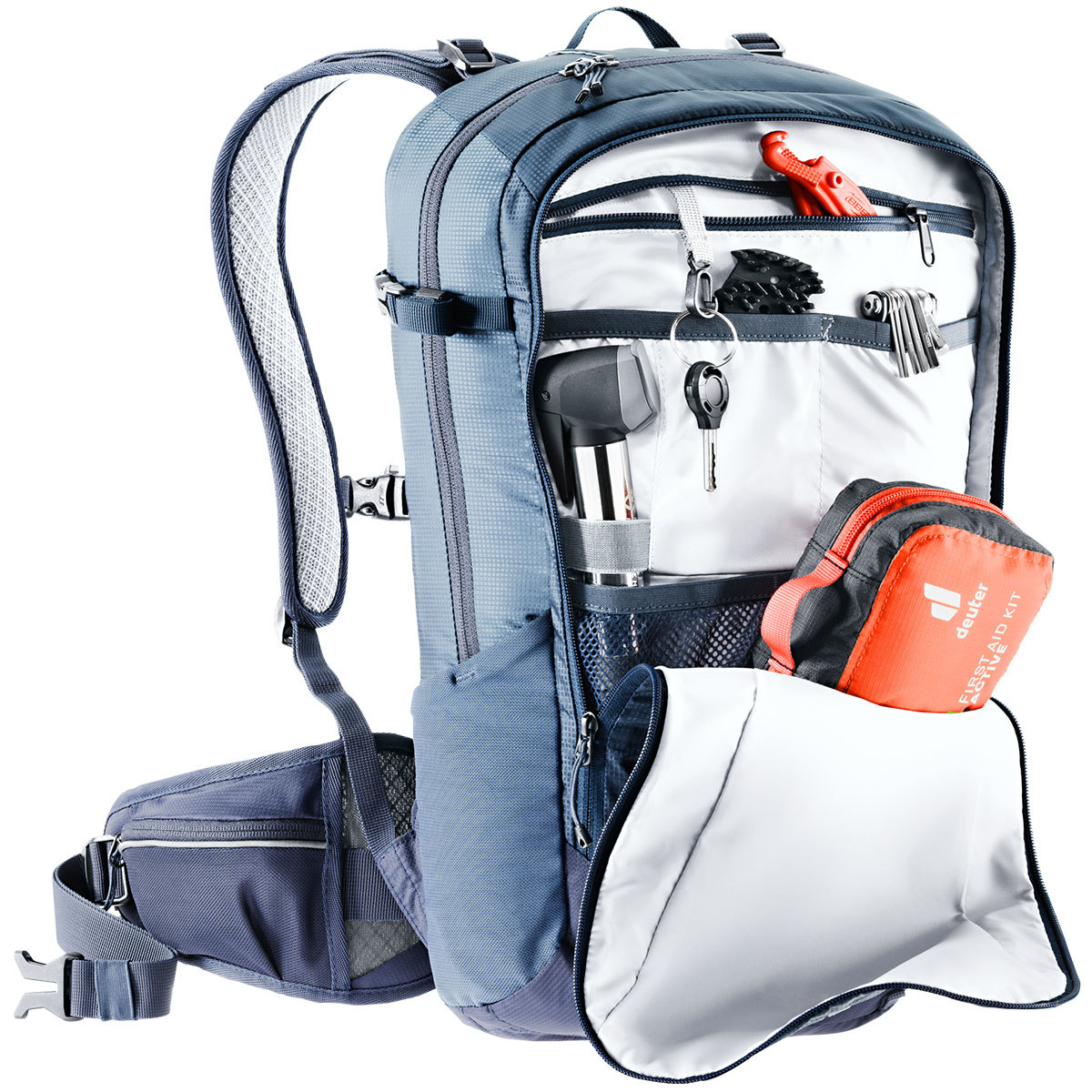Deuter Flyt 14 Fietsrugzak Blauw/Donkerblauw
