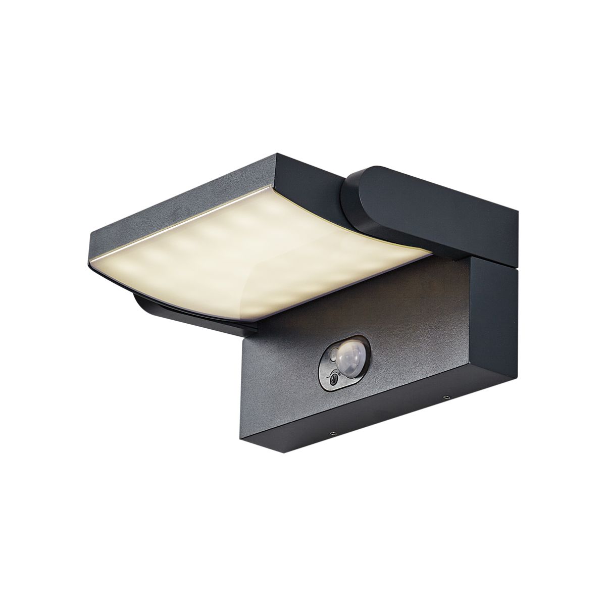 Buiten wandlamp zwart incl. LED IP54 met bewegingssensor solar - Judge