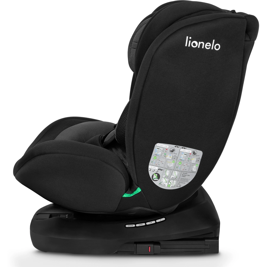 lionelo Kindersitz Bastiaan i-Size Black Grey