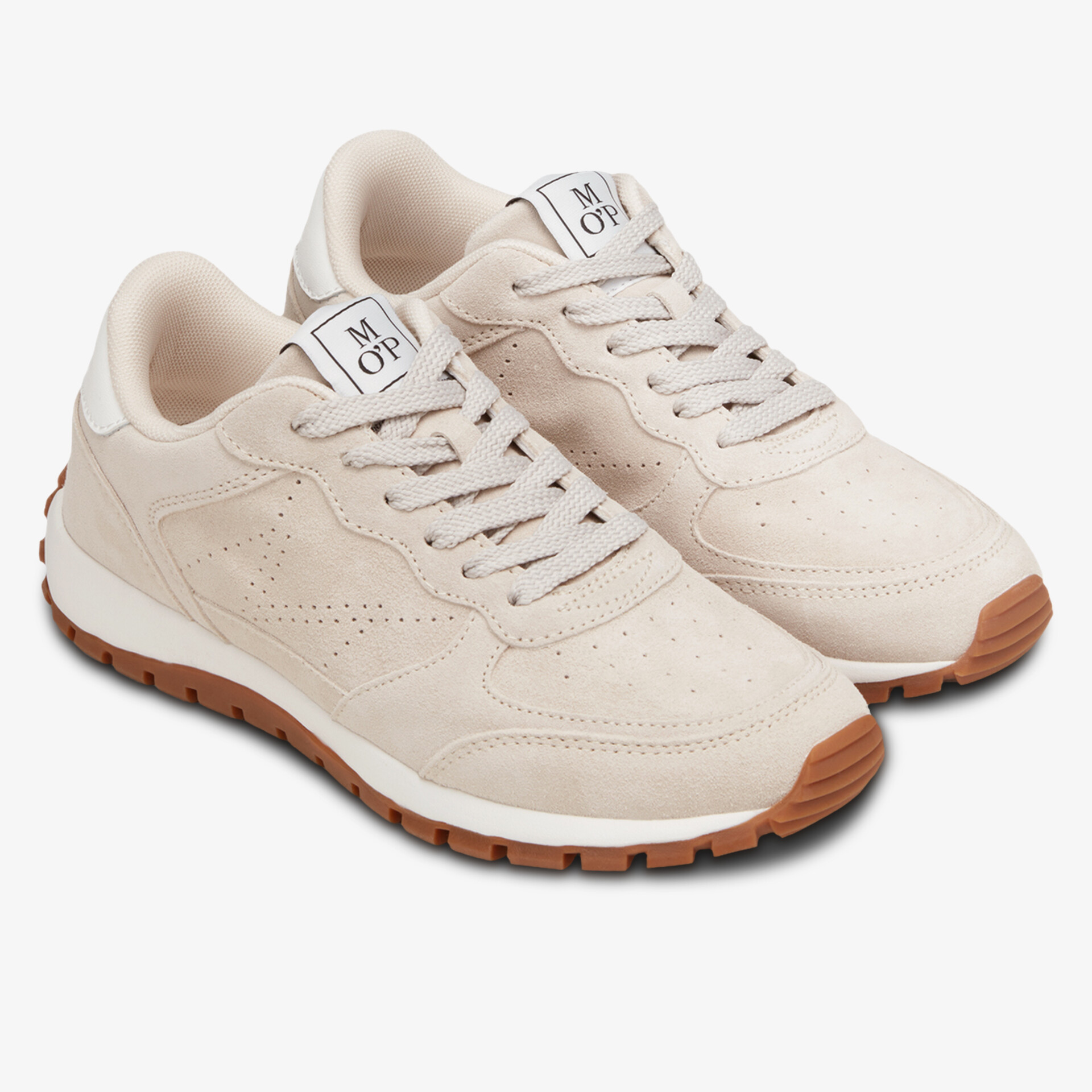 Marc O´Polo Damen Sneaker Low beige