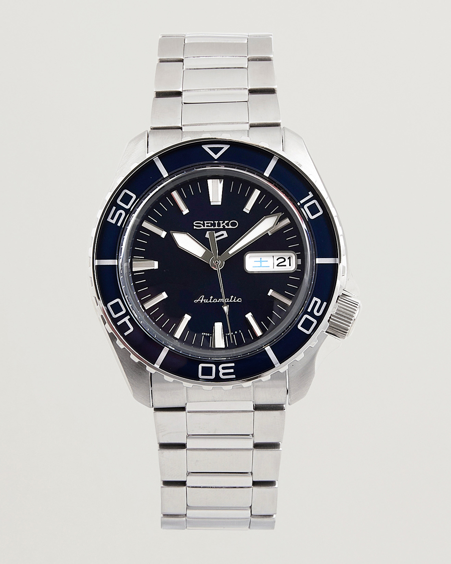Seiko 5 Sports Automatic Diver Steel 42mm Blue Dial