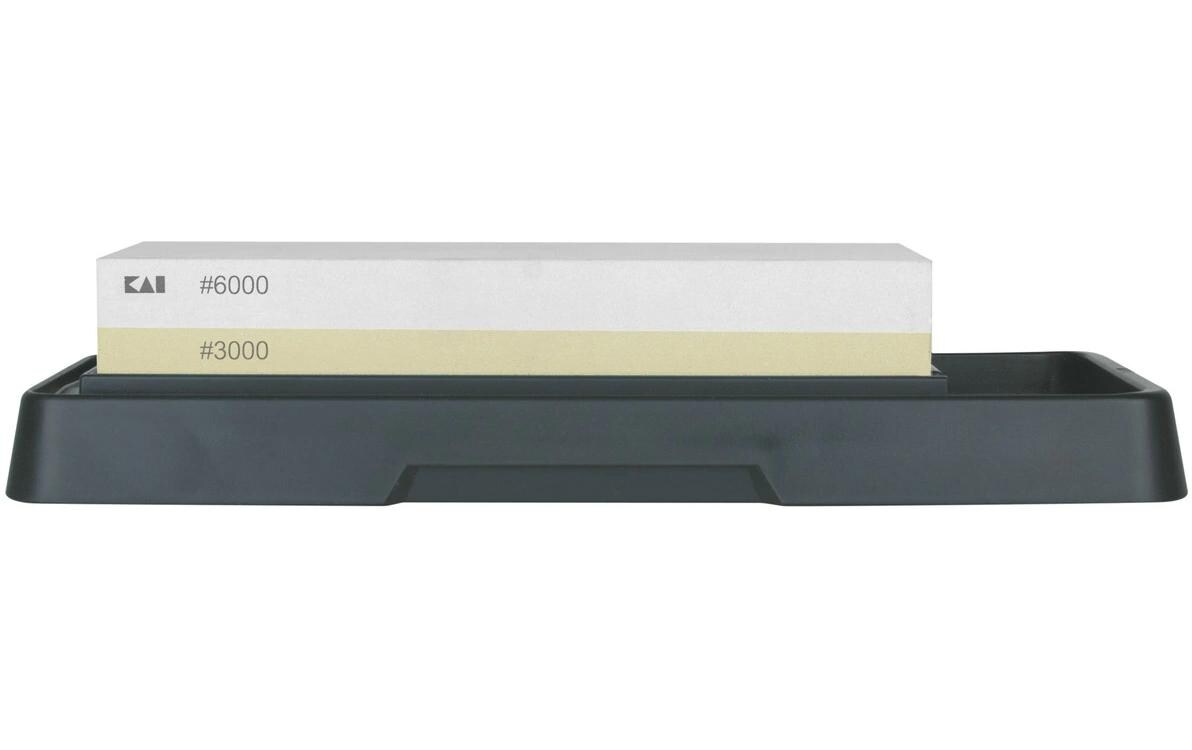 Messerschärfer Kombi 3000/6000 KörnungWetzstein mit Kombikörnung