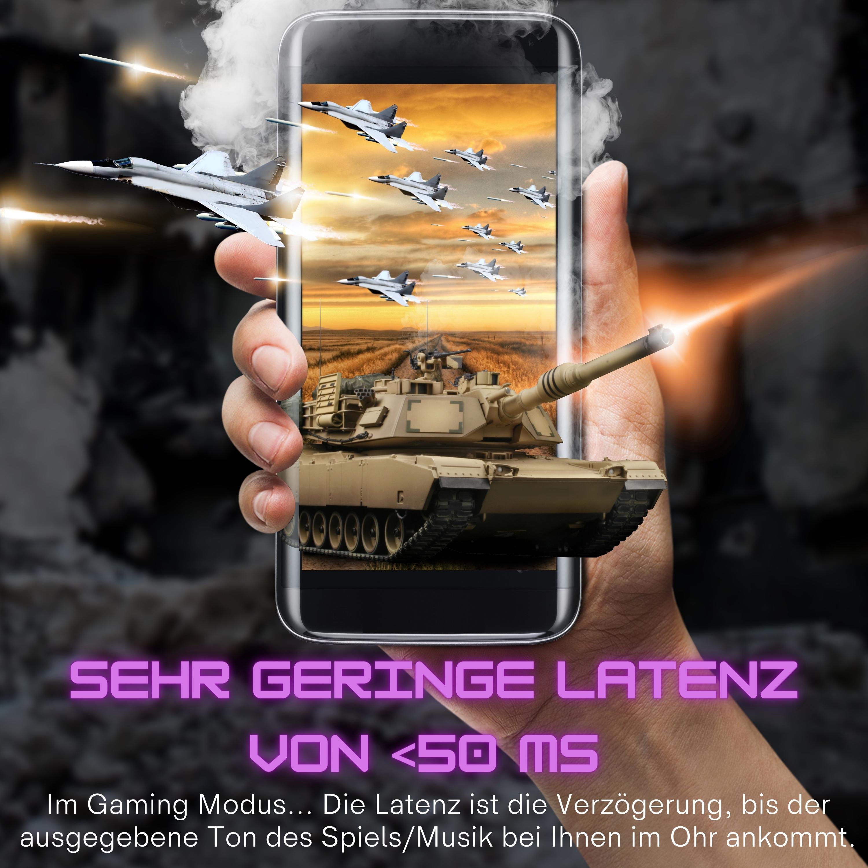 Cyberlux In Ear RGB Bluetooth Gaming Kopfhörer 150h Akkulaufzeit