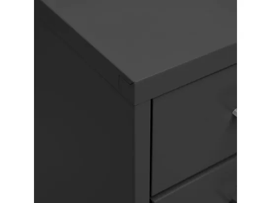 Classeur mobile Anthracite 28x41x109 cm Métal