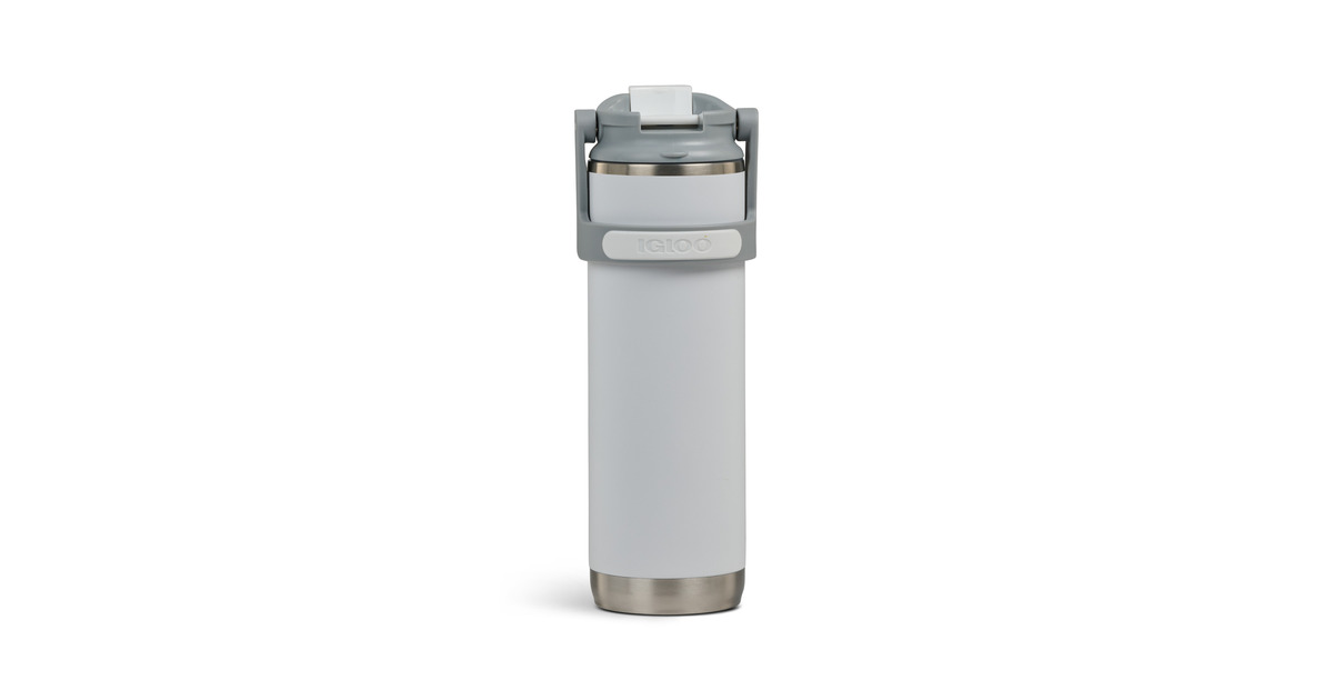 IglooFlip ‘n’ Sip Tumbler 20 oz, 0,59 liter drinkfles  (Wit)