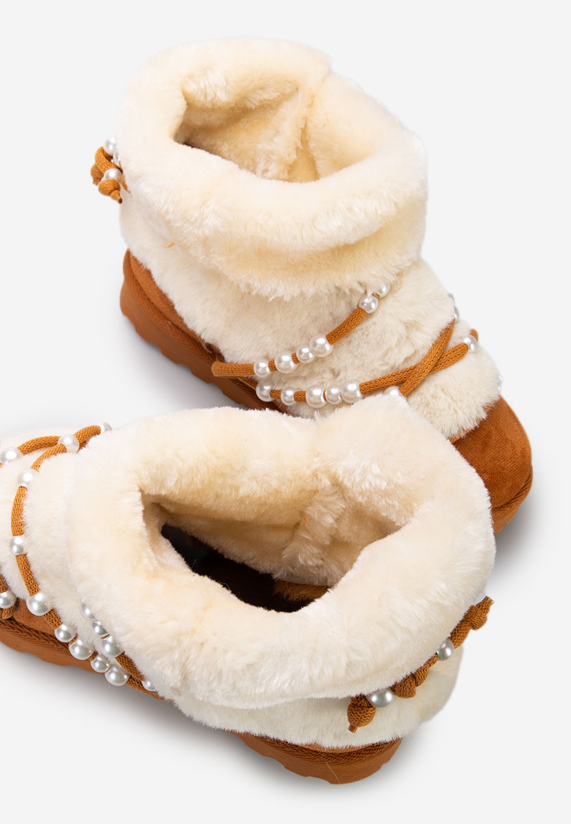 Bottes de neige femme chameau Belvia